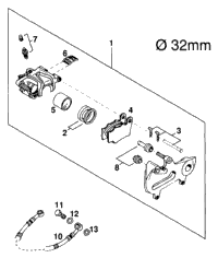Brake Caliper Rear