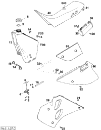 Tank, Seat, S. Cover