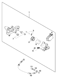 Brake Caliper Rear