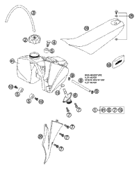 Tank, Seat, Cover