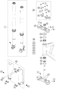 Front Fork, Triple Clamp