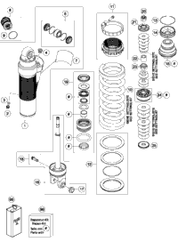 Shock Absorber Disassembled