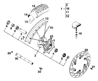 Front Wheel 620 Sx