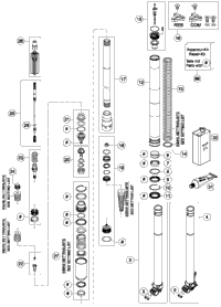 Front Fork Disassembled