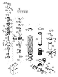 Shock Absorber Wp Disassembled