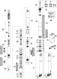 Front Fork Disassembled