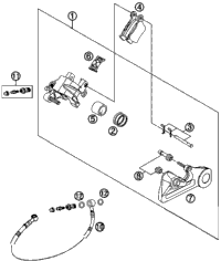 Brake Caliper Rear