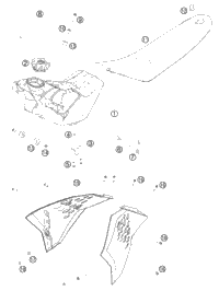 Tank, Seat, Cover