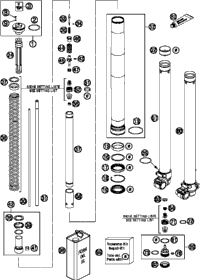 Front Fork Disassembled