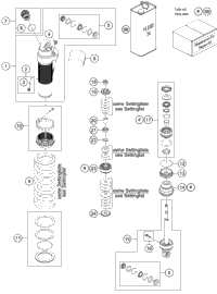 Shock Absorber Disassembled