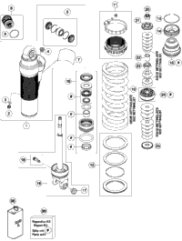 Shock Absorber Disassembled
