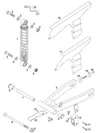 Swingarm, Shock Absorber