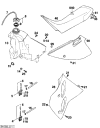 Tank, Seats,S.Covers