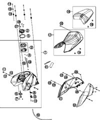 Tank, Seat, Cover
