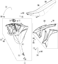 Tank, Seat, Cover