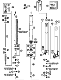 Front Fork, Disassembled