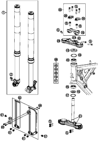 Front Fork, Triple Clamp