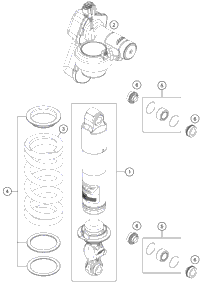 Shock Absorber Disassembled