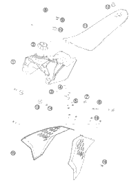Tank, Seat, Cover