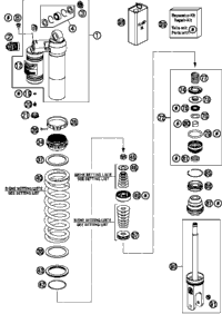 Monoshock, Disassembled
