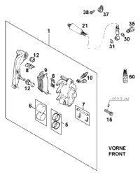 Brake Caliper Front