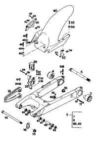 Swingarm, Fender