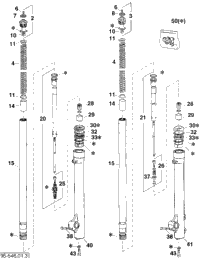 Front Fork Legs Marz