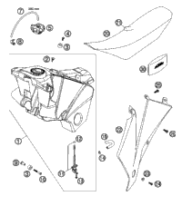 Tank, Seat, Cover