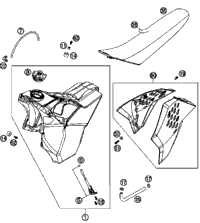 Tank, Seat, Cover