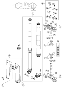 Front Fork, Triple Clamp