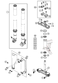 Front Fork, Triple Clamp