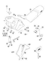 Tank, Seat, Cover
