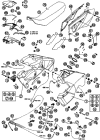 Tank, Seat, Cover