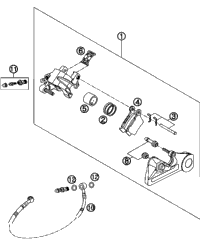 Brake Caliper Rear