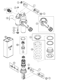 Shock Absorber Disassembled