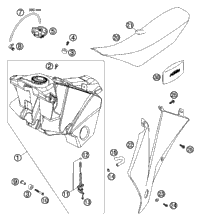 Tank, Seat, Cover