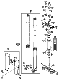 Front Fork, Triple Clamp