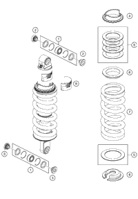 Shock Absorber Disassembled