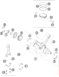 Crankshaft, Piston