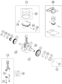 Crankshaft, Piston