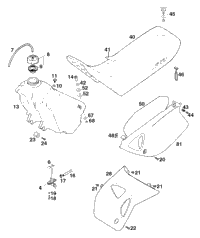 Tank, Seat, Cover