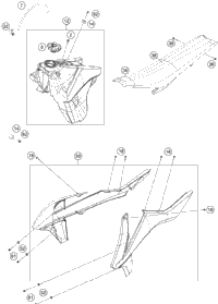 Tank, Seat, Cover