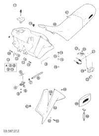Tank, Seat, Cover