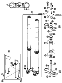 Front Fork, Triple Clamp