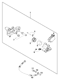 Brake Caliper Rear