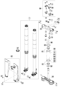 Front Fork, Triple Clamp