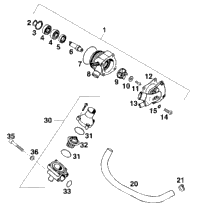 Water Pump, Thermostat