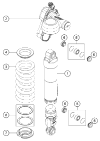 Shock Absorber Disassembled