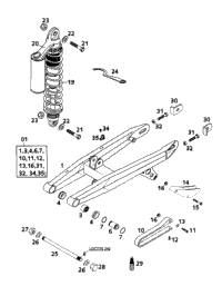 Swingarm, Shock Absorber