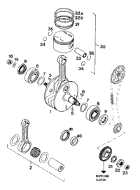 Crankshaft, Piston